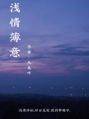 浅情薄意