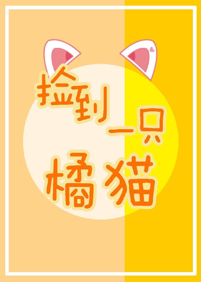 捡到一只橘猫